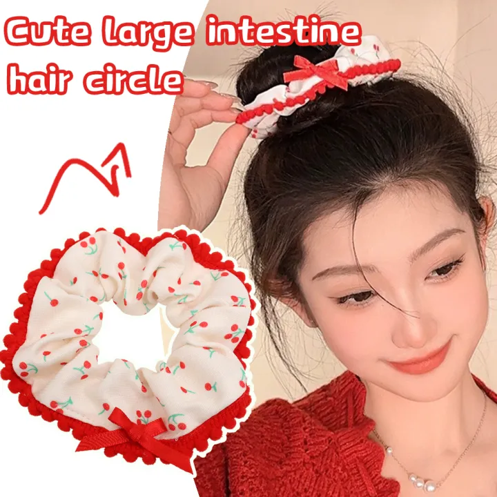 1/4Pcs%20Sweet%20Cute%20Hair%20Scrunchies%20Fashion%20Simple%20Basic%20Elastic%20Hair%20Bands%20Ponytail%20Holder%20Elegance%20Scrunchie%20Hair%20Tie%20For%20Girl%20Women%20-%20Image%202