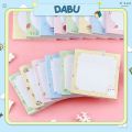 Dabu note paper in cute multi-colored checkered rabbit square shape. 