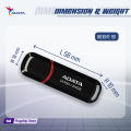 ADATA UV150 Black 64GB USB 3.2 Gen1 Pen Drive with Backward Compatible with USB 2.0 Support Windows, MacOS and Linux. 