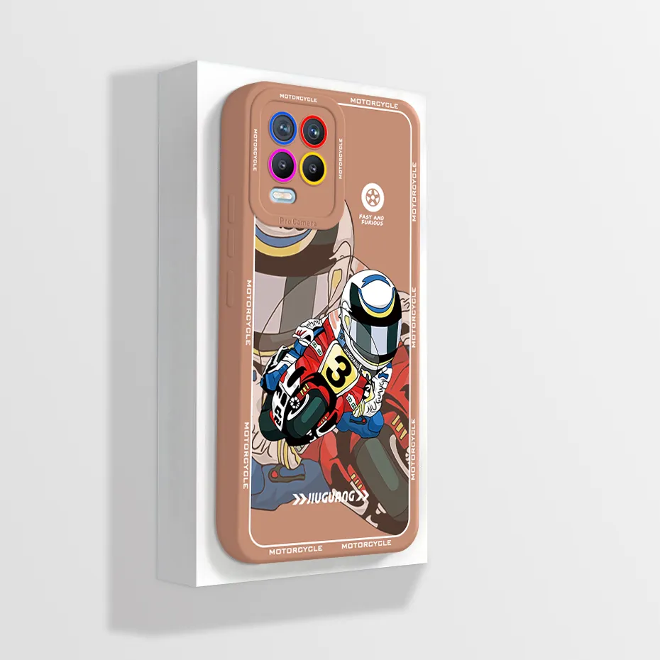 Yoedge Natale Cover per OPPO Realme 8/Realme 8 Pro 4G 6,4,360 Gradi Full Body Protettivo Case con Protezione Schermo, Trasparente Silicone TPU Antiurto Custodia con Cartoon Natalizie Disegni,Natale 1