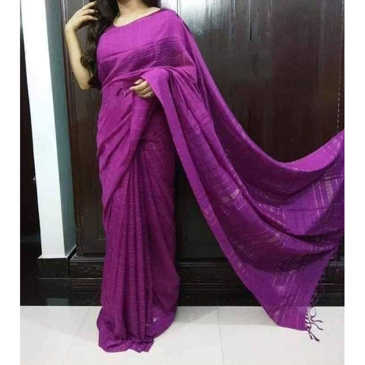 Jum Saree for Women(জাম কালার জুম শাড়ি)।