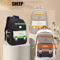 Latin sheep fashion school bag large capacity nylon twill primary and secondary school students backpack casual children men and women lightweight.