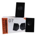 D7 Multimedia Speaker with 3.5 Aux Connectivity,USB Powered and Volume Control Laptop/Desktop Speaker 5 W Laptop/Desktop Speaker.