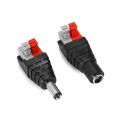 1 Pair - Press DC Head Power Balun Connector. 