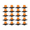50Pcs 1/4Inch Pipe Mini Valve 4/7mm Hose Controller Baed Adapter. 