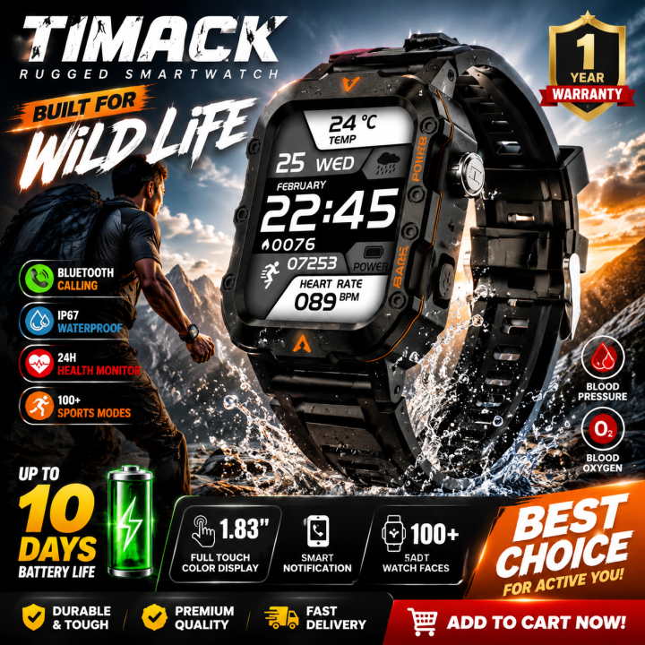 TIMACK%C2%AE%20Q11%20SMART%20WATCH%E2%80%94%E2%80%94%20New%20LED%20Men's%20Smartwatch%20Bluetooth%20Talking%20Smartwatch%20Multi%20Sport%20Mode%20Health%20Monitor%20Outdoor%20Sport%20Smart%20Watch%20For%20Android%20-%20Image%202