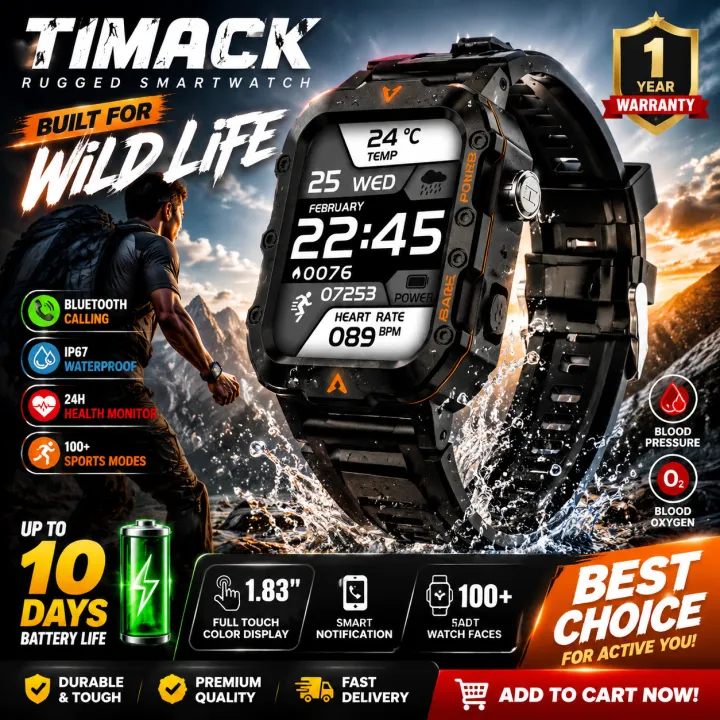 TIMACK%C2%AE%20Q11%20SMART%20WATCH%E2%80%94%E2%80%94%20New%20LED%20Men's%20Smartwatch%20Bluetooth%20Talking%20Smartwatch%20Multi%20Sport%20Mode%20Health%20Monitor%20Outdoor%20Sport%20Smart%20Watch%20For%20Android%20-%20Image%202
