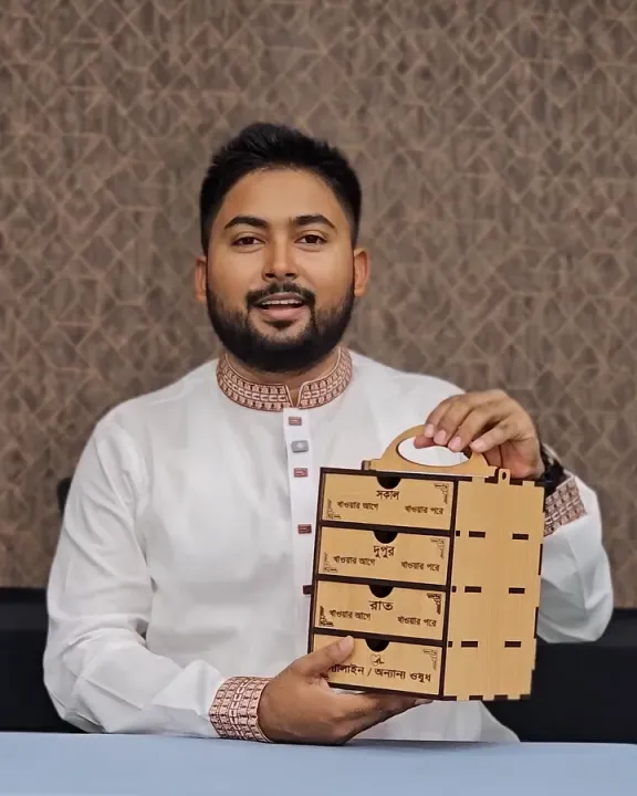 "Wooden%20Medicine%20Storage%20Box%20%E2%80%93%20First%20Aid%20Organizer%20Case%20for%20Home%20&%20Office"%20-%20Image%208