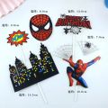 Spiderman Cake Toppers Superhero Birthday Cake Decorations Boys CupCake The Avenger Topppers for Kids Baby Shower Supplies Gifts.