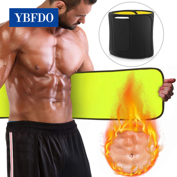 YBFDO%20Hot%20Men%20Waist%20Trainer%20Trimmer%20Slimming%20Sheath%20Belly%20Band%20Body%20Shaper%20Sports%20Girdles%20Workout%20Belt%20Weight%20Loss%20Waist%20Cincher%20-%20Image%203