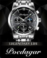 Planett Fanss POEDAGAR Men Watches Casual Top Brand Luxury Men Sports Wristwatch Waterproof Quartz Watch Calendar Stainless Steel Strap Men Watches Clock Gifts. 