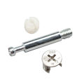 10set/lot Three in One Screw Furniture Connector Fixer Eccentric Wheel Nut Connection for Clothes Cabinet Desk Link. 