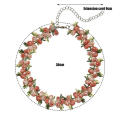 Lace Flowers lace necklace choker Elegant 30cm+9cm Good quality embroidery accessory Fashion romantic design for Party accessory Wedding jewelry Casual wear. 