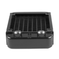 8X G1/4 90mm Aluminium Heat Radiator for PC CPU Water Cooling Heatsink Black. 