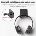 Universal Headphone Stand No Punching Plastic Wall Mount Hanger Under Desk Headset Rack Holder Support For Gaming Earphone. 