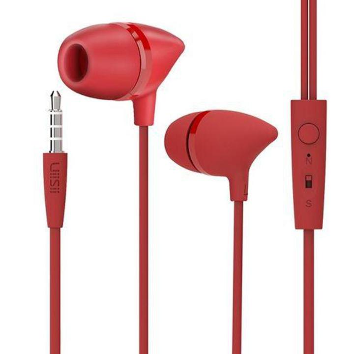 C100 In Ear Wired Earphone - Red