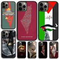 Palestine Flag Map Phone Case For iPhone 14 15 13 12 Mini XR XS Max Cover For Apple iPhone 11 Pro Max 6 8 7 Plus SE2020 Coque. 
