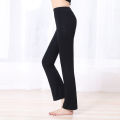 Yoga Pants Women's Black Modal Bootcut Trousers Sports Trousers Square Dance Dance Pants Female Students Practice Straight-Leg Pants.