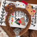Fashion Plush Hairband Cartoon Kt Cat Headband Kawaii Hair Accessories Kids Headdress Wash Face Plush Elastic Hairband Gifts Bayline. 