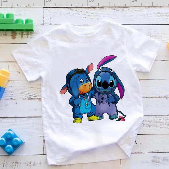 Disney%20Creativty%20Kids%20T-Shirts%20Outdoor%20Stitchvenger%20Print%20Funny%20White%203-12%20Years%20Girls%20Clothes%20Unisex%20Child%20T%20Shirt%20-%20Image%207