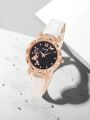 LooKeo Mall Women's Butterfly Analog Wristwatch and Bracelet Set, Fashionable and Casual Watch, Gift for Her. 