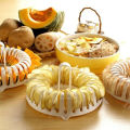 Microwave Chips Holder Maker Fruit Potato Crisp Snack Food-grade Plastic DIY Tray Home Kitchen Tool-. 