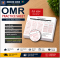 MCQ sheet/ OMR Sheet for HSC/SSC Examinee, (1 to 30 slots) A5 size , Specially made for school and college exam preparations.