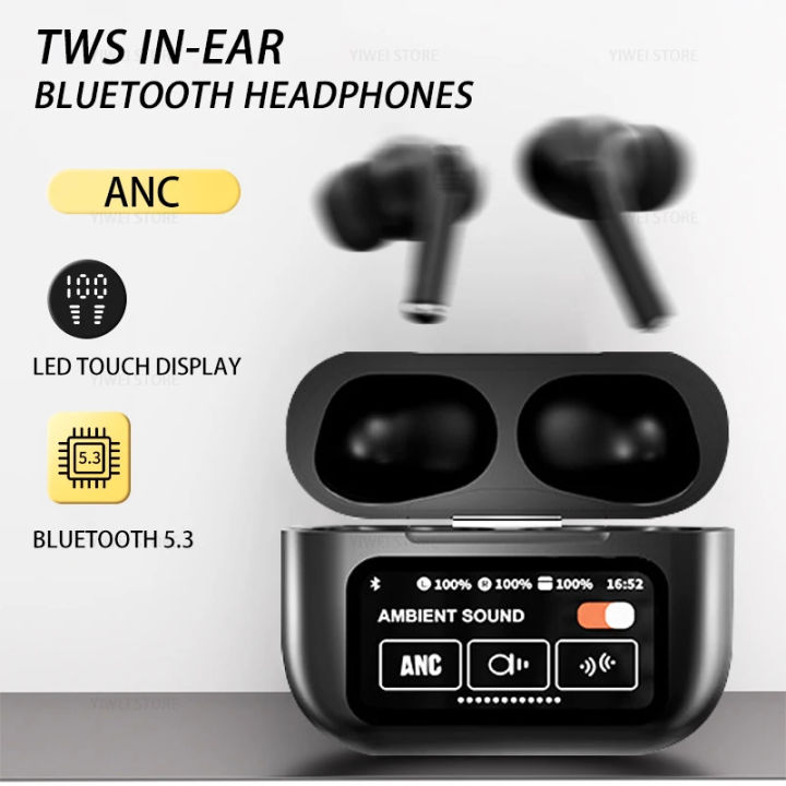 A9 Pro Anc Wireless Bluetooth Earbuds True Wireless HiFi Music