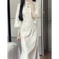 Cheongsam inverted big sleeves, ethnic style inverted girl, autumn 2023, young new Chinese temperament, spring and autumn to improve daily life. 