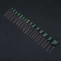 150pcs 100V 15 Value 0.33nF-470nF Polyester Film Capacitors Assortment Kit Box.. 