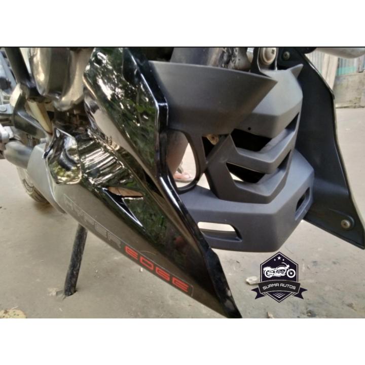 Apache RTR Motorcycle Engine Guard Full Set / 3 part ( Black Color ...