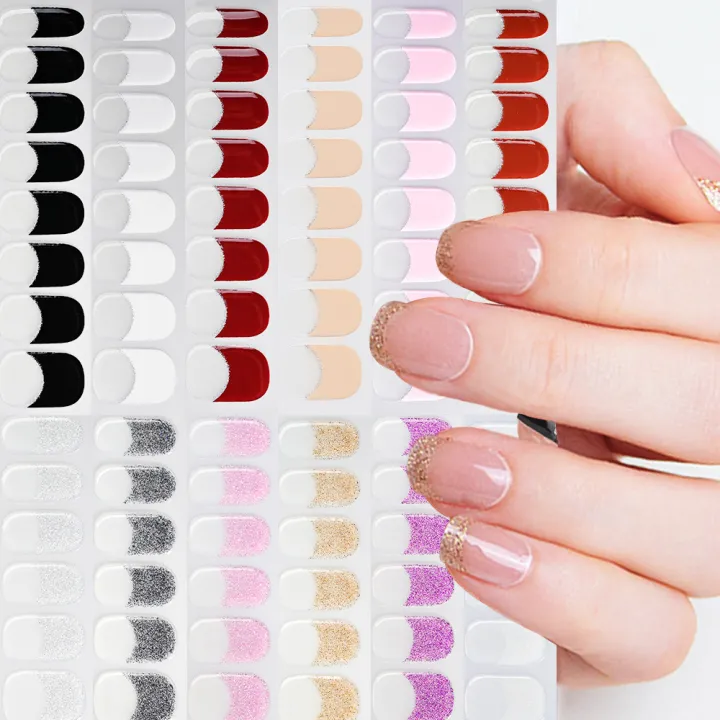 %E3%80%90Top-rated%E3%80%91%2016Tips/Sheet%20French%20UV%20Semi-Cured%20Gel%20Nail%20Wraps%20Long%20Lasting%20Full%20Cover%20White%20Tip%20Sticker%20Waterproof%20LED%20Lamp%20Gel%20Nails%20Decals%20-%20Image%202