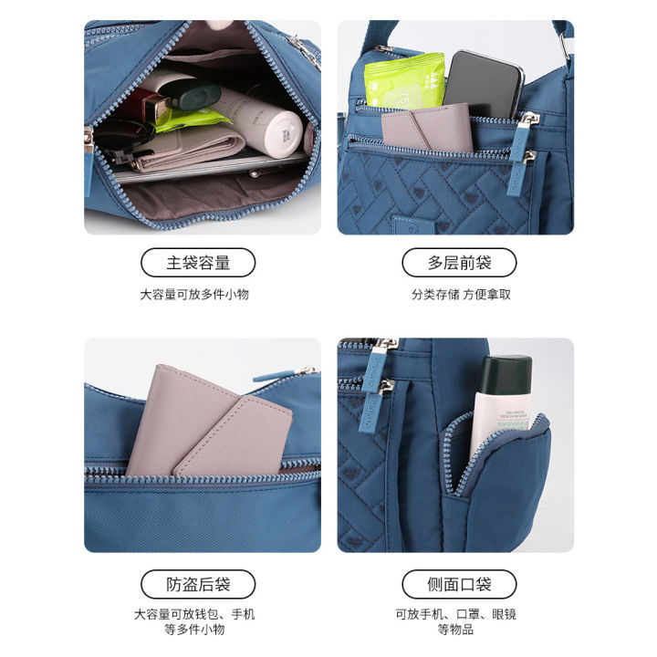 New%20Women's%20Crossbody%20Bag%20Nylon%20Contrast%20Shoulder%20Bag%20Woven%20Large%20Capacity%20Multi-layer%20Simple%20Middle-Aged%20Mom%20Bag%20-%20Image%203