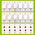 18 Pcs Switch Socket [12 pcs winner model switch & 6 Pcs Socket] copper contact, pc materials, heavy duty. 