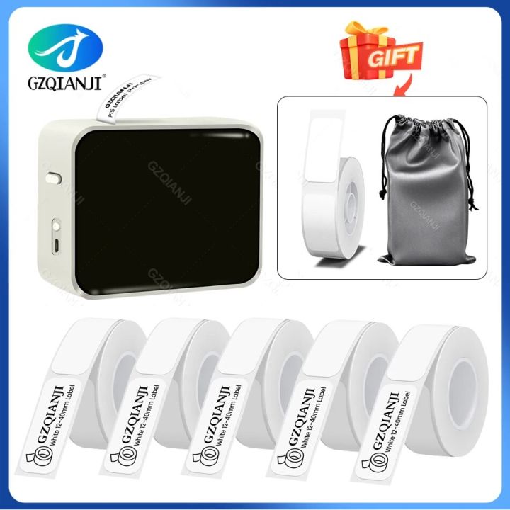 【High Cost-Performance】 P15 Thermal Label Printer Similar to D11 D110 D101 Mini Label Maker Portable Sticker Label Machine or 5Rolls 15mm Label Paper