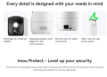 imou Ranger 2 Pro 360° Coverage 2K 3MP(Last 7days 10year free cloud per 12sec motion view. video/with AI Human Detection and Privacy Mode) WiFi 2K 3MP indoor security camera..