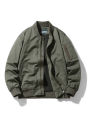 【Solo Yolo】Pilot Pure Cotton Coat Men's Spring and Autumn Loose plus Size Top Leisure Cargo Baseball Collar Men's Functional Jacket.