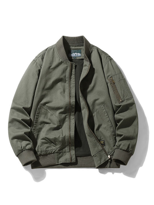 %E3%80%90Solo%20Yolo%E3%80%91Pilot%20Pure%20Cotton%20Coat%20Men's%20Spring%20and%20Autumn%20Loose%20plus%20Size%20Top%20Leisure%20Cargo%20Baseball%20Collar%20Men's%20Functional%20Jacket%20-%20Image%202
