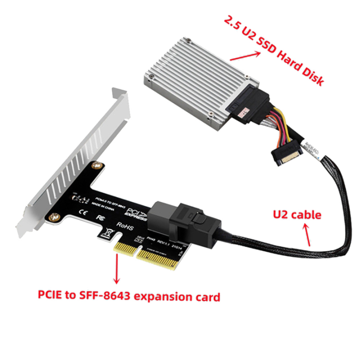 Pcie%20to%20SFF%208643%204X/8X%20Adapter%20Card%20U.2%20Port%20Card%20for%20Nvme%20SSD%20Converter%20Hard%20Disk%20Expansion%20Card%20for%20Desktop%20-%20Image%203