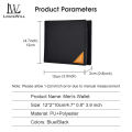 LouisWill Wallet Men's Foldable Wallet PU Horizontal Wallet Large Capacity Wallet Business Wallets Co-in Purse Wallet Multi-Card Position Wallets ID Credit Cards Holders with Independent Driver's License Pocket. 