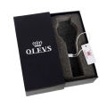 OLEVS 5567 Silver Stainless Steel Analog Watch For Men - White & Silver. 