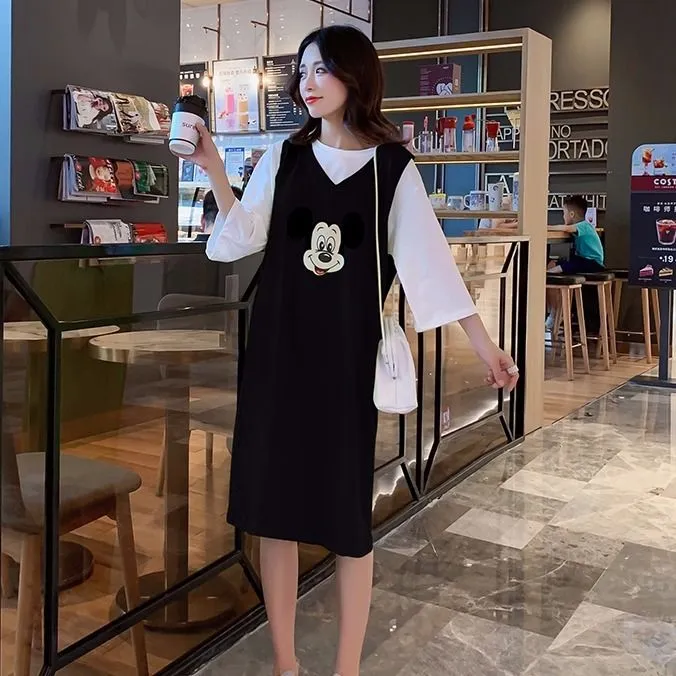 Maternity%20Dress%20Summer%20Wear%20Suit%20Outing%20Fashion%20Dress%20Summer%20Western%20Style%20Summer%20Skirt%20Trendy%20Hot%20Mom%20Cool%20Top%20-%20Image%206