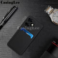 For infinix Smart 8 Pro case Soft Card Holder Slot Silicone Wallet Cover For infinix Smart8 Pro Back Cover Phone cases. 