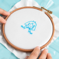 Water Soluble Embroidery Adhesive Paper of Clear Water-soluble Film Cutaway Sticky Stabilizer For Machine Shirt Transfer Film. 
