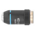 40X High Magnification Lens, 40/0.65 Corrosion Resistant Microscope Objective Protective High Refractive Index with Storage Box for Biological Microscopes.