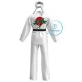 Cobra Kai Anime Cosplay Costume White Uniform The Karate Kid Daniel LaRusso Samantha Headband Miyagi-Do Karate Adult Cos Outfit. 