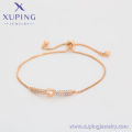X000602507 xuping jewelry Trendy new heart-shaped creative bracelet 18K gold simple and lovely personality women bracelet.