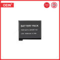 4Pcs 1600mAh For GoPro Hero 4 Hero4 battery + Charger for go pro AHDBT-401 HERO4 Black Silver action camera accessories. 