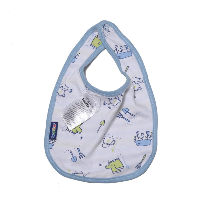 Both Side Printed Cotton Washable Bibs For Baby