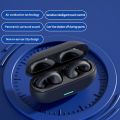 TOHAYIE T75 Wireless 9D TWS Earclip Bluetooth5.3 Earbuds Stereo Bass Sports Headset Bluetooth Headphones Bone Conduction Earphone With Mic. 